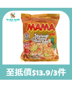 媽媽牌 - 蝦味青檸冬蔭增量裝即食麵 90克