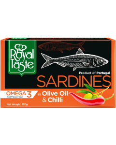 皇滋味橄欖油辣椒浸沙甸魚120克