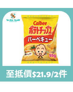 卡樂Ｂ薯片BBQ味 55克