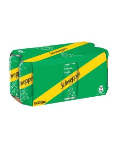 玉泉 - 忌廉味汽水 330毫升x8罐裝