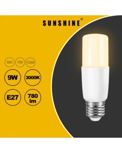 SUNSHINE - LPINB-9E27W LED 9W黃光球棒燈 1件