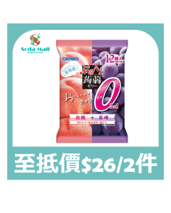 ORIHIRO 蒟蒻啫喱(白桃/巨峰) 18Gx12個