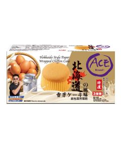 ACE 北海道風味 紙包雪芳蛋糕 150克 (3 個裝)