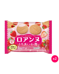 百邦 Roanne 櫔木特產草莓夾心餅 (2包)