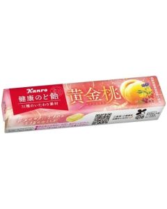 Kanro 黃金桃味健康喉糖 11PCS