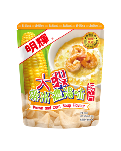 明輝 - 印尼蝦片(大蝦粟米濃湯味)50克