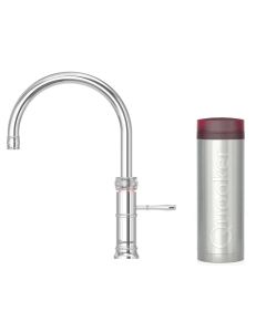 Quooker Classic Fusion Round 一體式水龍頭 + PRO3 滾水水箱 (拋光鍍鉻)