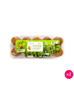 Han's Farm - 韓國無激素雞蛋 10隻裝 (2盒)