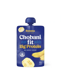CHOBANI 希臘高蛋白乳酪-香蕉味 150克