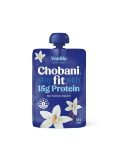 CHOBANI 希臘高蛋白乳酪-雲呢拿味 150克