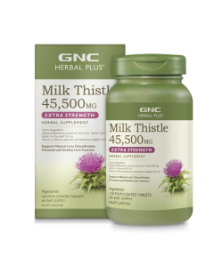 GNC HERBAL PLUS 奶薊高效護肝精華 45, 500毫克 120片