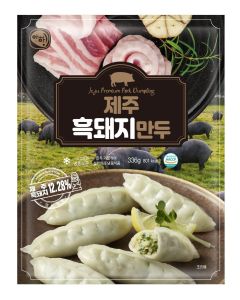 啊哈 -韓國特級濟州黑豚肉餃子336克