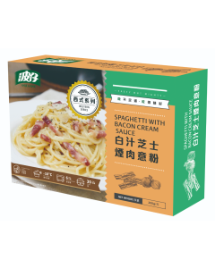 波仔 - 白汁芝士煙肉意粉 300克