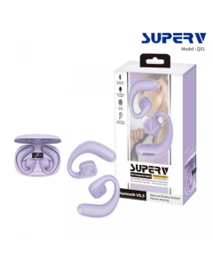SUPERV 掛耳無線藍牙耳機 紫色