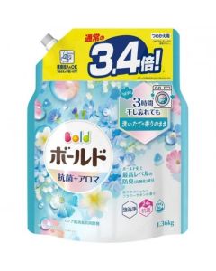 BOLD GEL 柔順洗衣液藍色桂花清香薰味 1360克