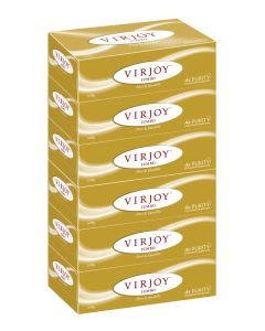 唯潔雅珍寶系列 3層盒裝面紙 6盒(金裝) 