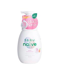 KRACIE NAIVE 泡沫沐浴乳600ML 保濕桃子皂香