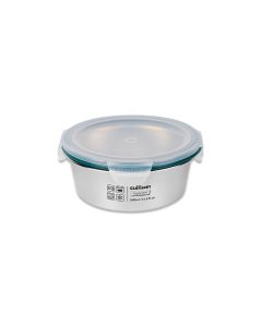 CUITISAN 簡約系列圓形5號不鏽鋼保鮮盒 640ML