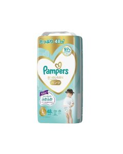 (折實價)PAMPERS ICHIABN 拉拉褲 (日本製) L 碼 48片