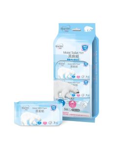 心相印迷你濕廁紙系列濕巾7片8包裝