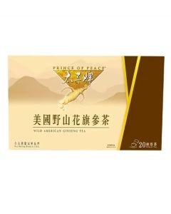 太子牌 - 美國野山花旗參速溶茶20包盒裝