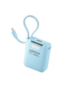 SUPERV 型號POWER15 藍色 10000mAh 22.5W 移動電源