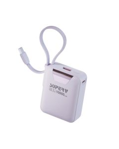 SUPERV 型號POWER15 紫色 10000mAh 22.5W 移動電源