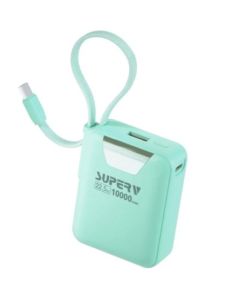 SUPERV 型號POWER15 綠色 10000mAh 22.5W 移動電源