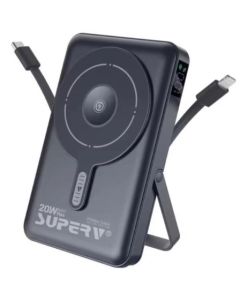 SUPERV 型號F45 黑色 10000mAh 20W 移動電源