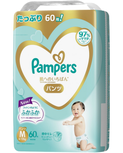(折實價)PAMPERS ICHIBAN 拉拉褲 (日本製) M 碼 60片 (新舊包裝隨機發送)