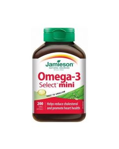 Jamieson – Omega3高濃度濃縮迷你魚油膠囊 200粒裝