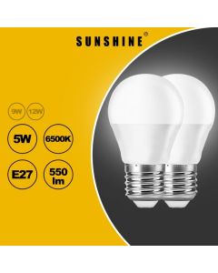 SUNSHINE - LGT-5E27D-D LED球燈 5W (2in1) E27 白光