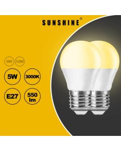 SUNSHINE - LGT-5E27W-D LED球燈 5W (2in1) E27 黃光