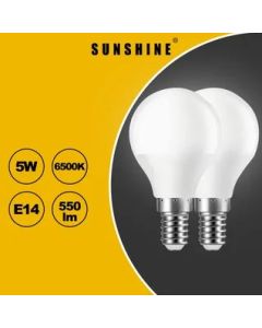 SUNSHINE - LGT-5E14D-D LED球燈 5W (2in1) E14 白光
