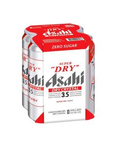 朝日 - 啤酒超爽3.5大罐裝 500毫升x4罐裝
