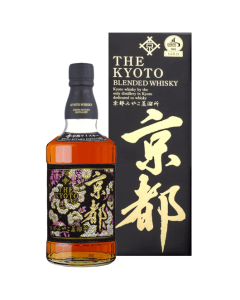 京都威士忌黑帶西陣織 700ml