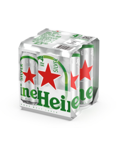 喜力星銀啤酒大罐裝500ML X4