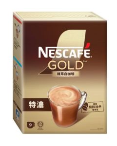 雀巢咖啡金牌臻萃白咖啡特濃三合一即 溶咖啡飲品15條裝 (15x34g)