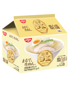 日清拉王雞白湯味即食麵(非油炸)5包裝