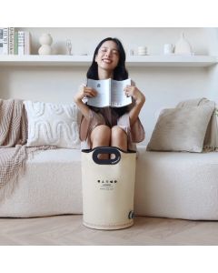 LOMOJI樂木集 - SPA級溫感足浴袋(加寬版-法式奶油黃)ULTRA