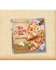 PASSIONAT蕃茄蘑菇芝士香脆薄批披薩 10吋