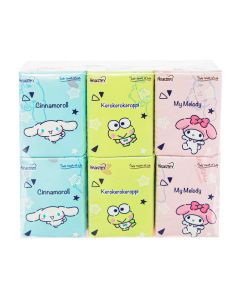 心相印 SANRIO FSC 四層印花手帕紙12包裝
