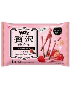 POCKY 贅沢草莓巧克力棒 20入