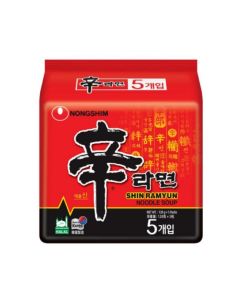 農心 - 辛辣麵 120克x5包裝