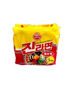 不倒翁 - 金拉麵(辣味) 120克x5包裝