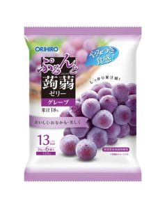 ORIHIRO 蒟蒻果凍(葡萄味) 20Gx6個