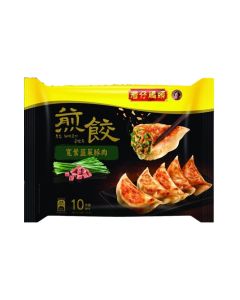 灣仔碼頭 - 急凍寛葉韭菜豚肉煎餃10隻裝 200克