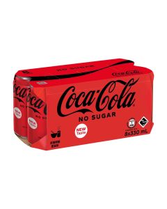 可口可樂 - 「零系」汽水 330毫升x8罐裝