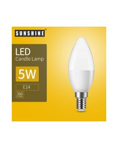 陽光 - LCANE-5E14W LED 5W奶白E14黃光椒膽 1件