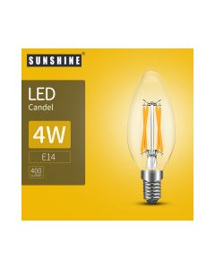 陽光 - LCANG-4E14D LED 4WD E14白光透明椒膽 1件